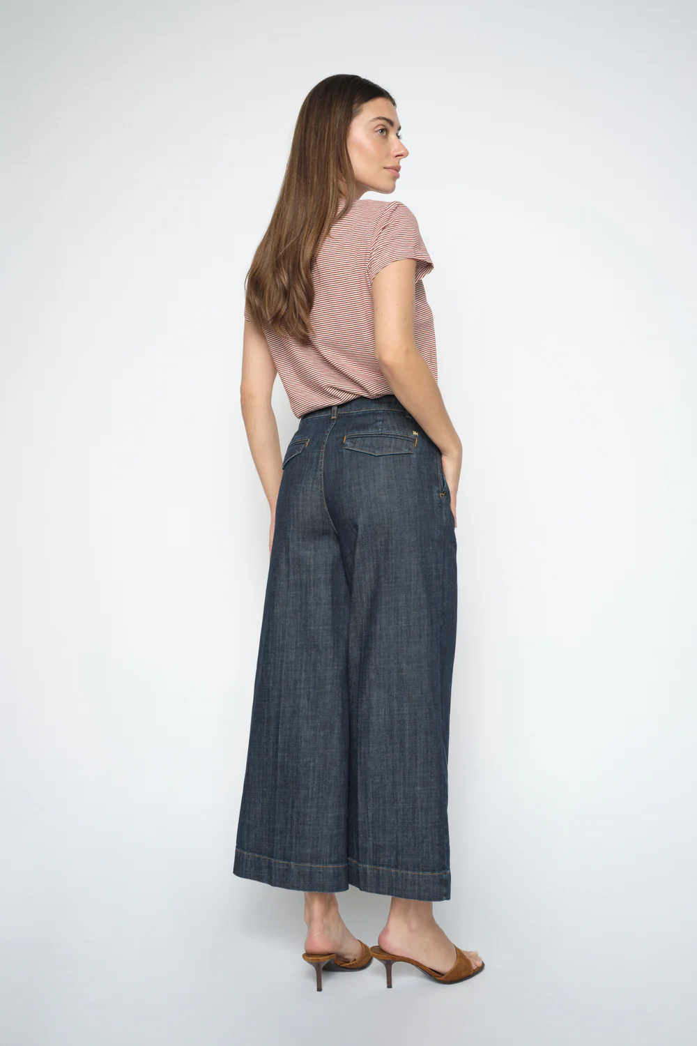 Bantry Nippon Jeans Cropped | Dark Blue | Jeans fra Mos Mosh - Image 5
