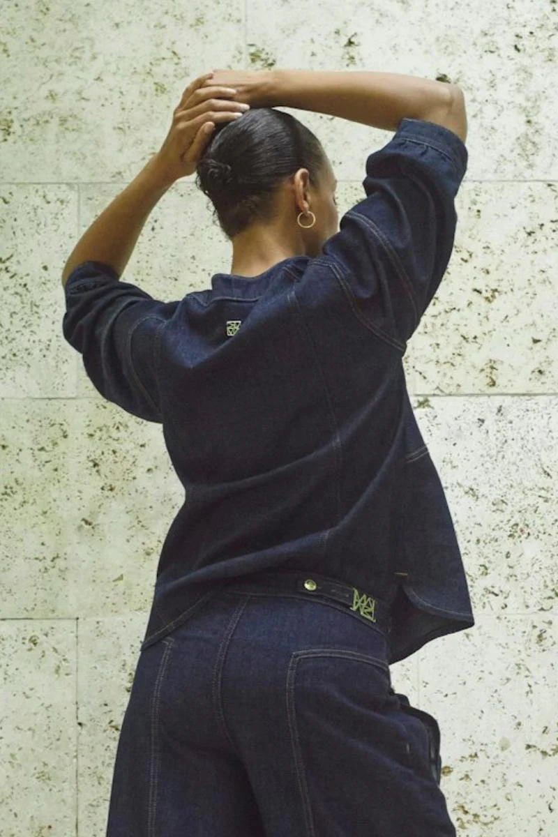 Bari Crispy Shirt | Dark Blue | Skjorte fra Mos Mosh - Image 7