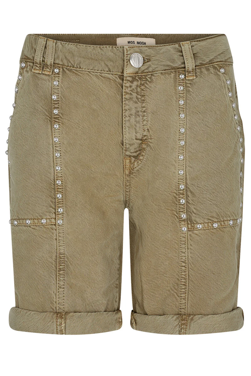 Bianche Twill Shorts | Aloe | Shorts fra Mos Mosh