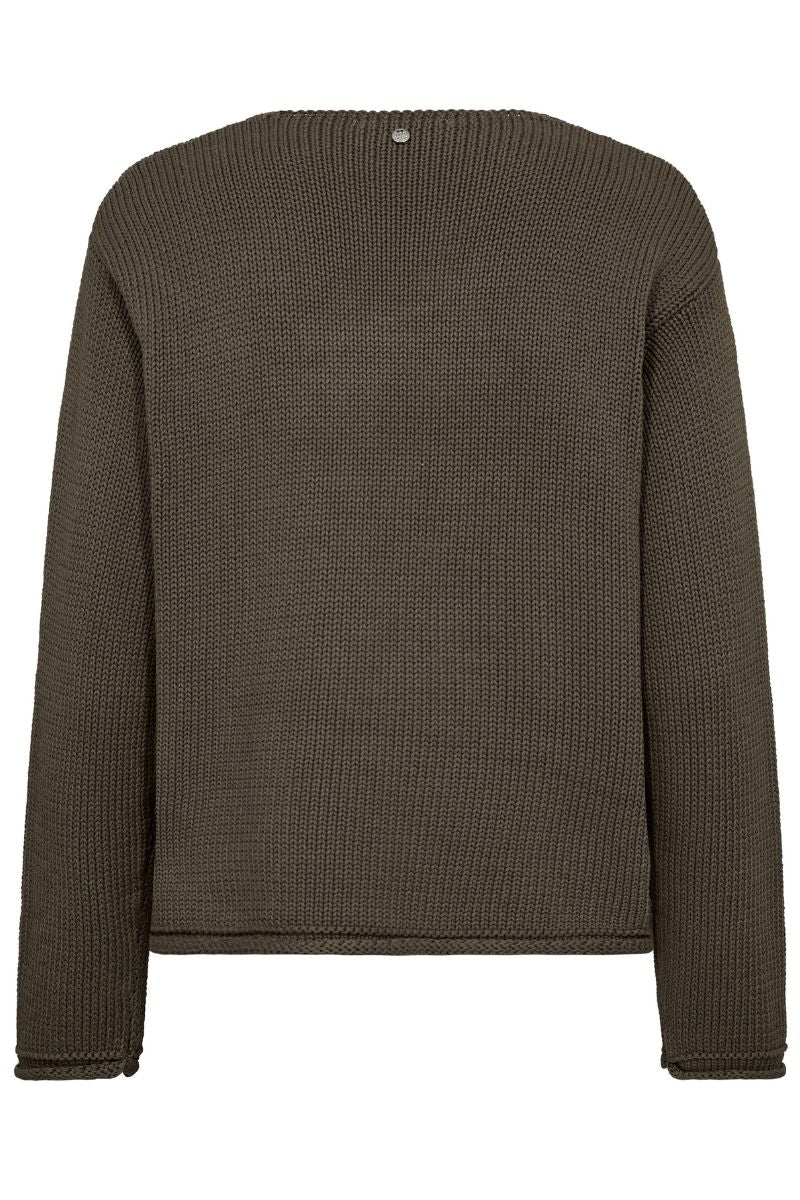 Bine LS V-neck Knit  | Sea Turtle | Strik fra Mos Mosh - Image 2