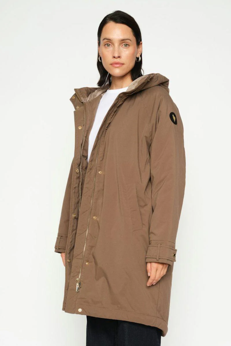 Cali Parka Coat | Chocolate Chip | Jakke fra Mos Mosh - Image 2