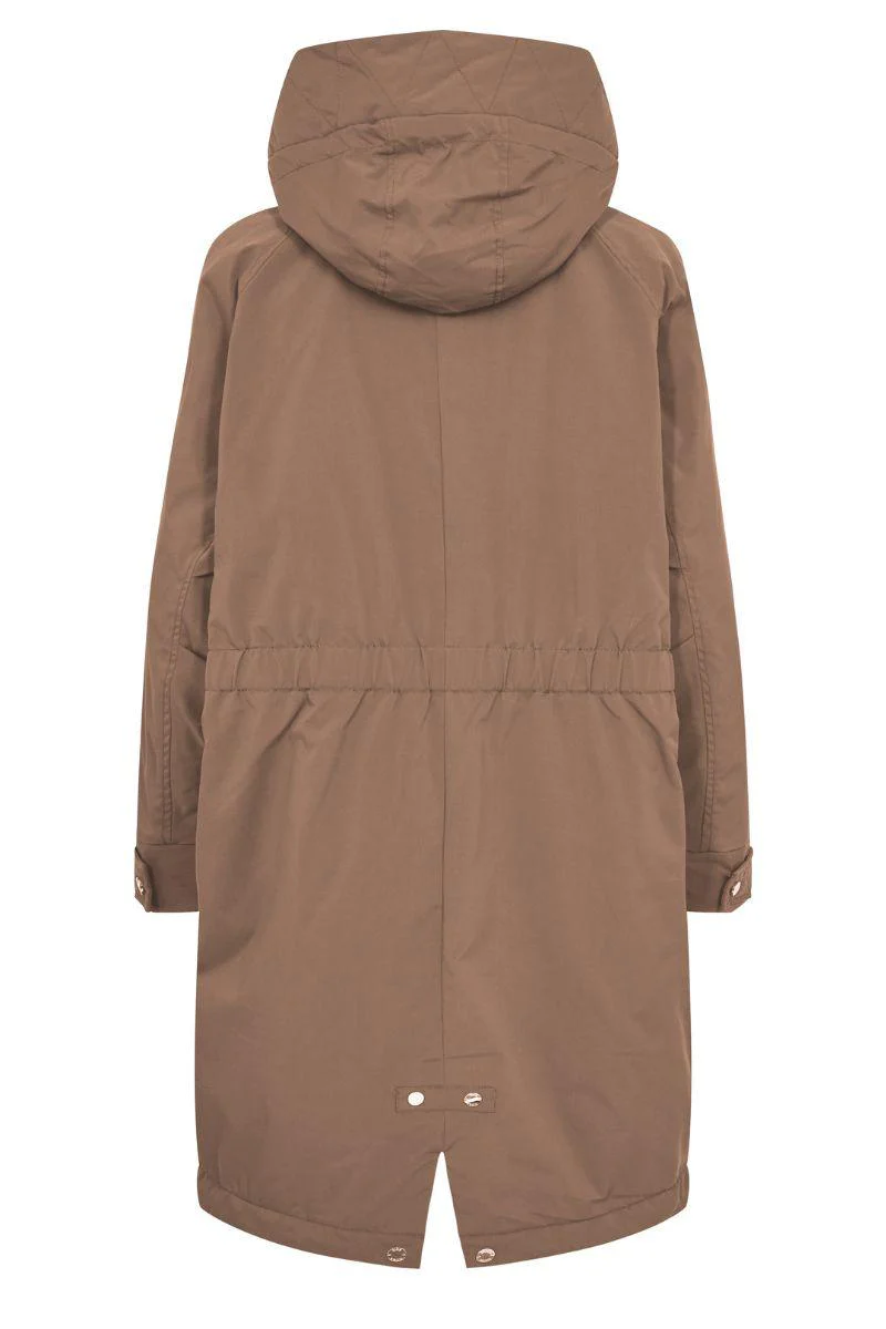 Cali Parka Coat | Chocolate Chip | Jakke fra Mos Mosh - Image 4