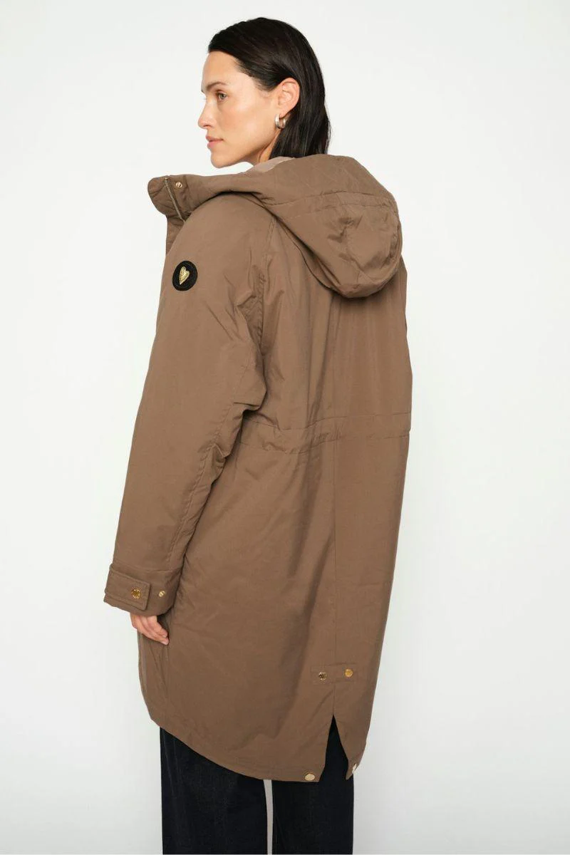 Cali Parka Coat | Chocolate Chip | Jakke fra Mos Mosh - Image 5