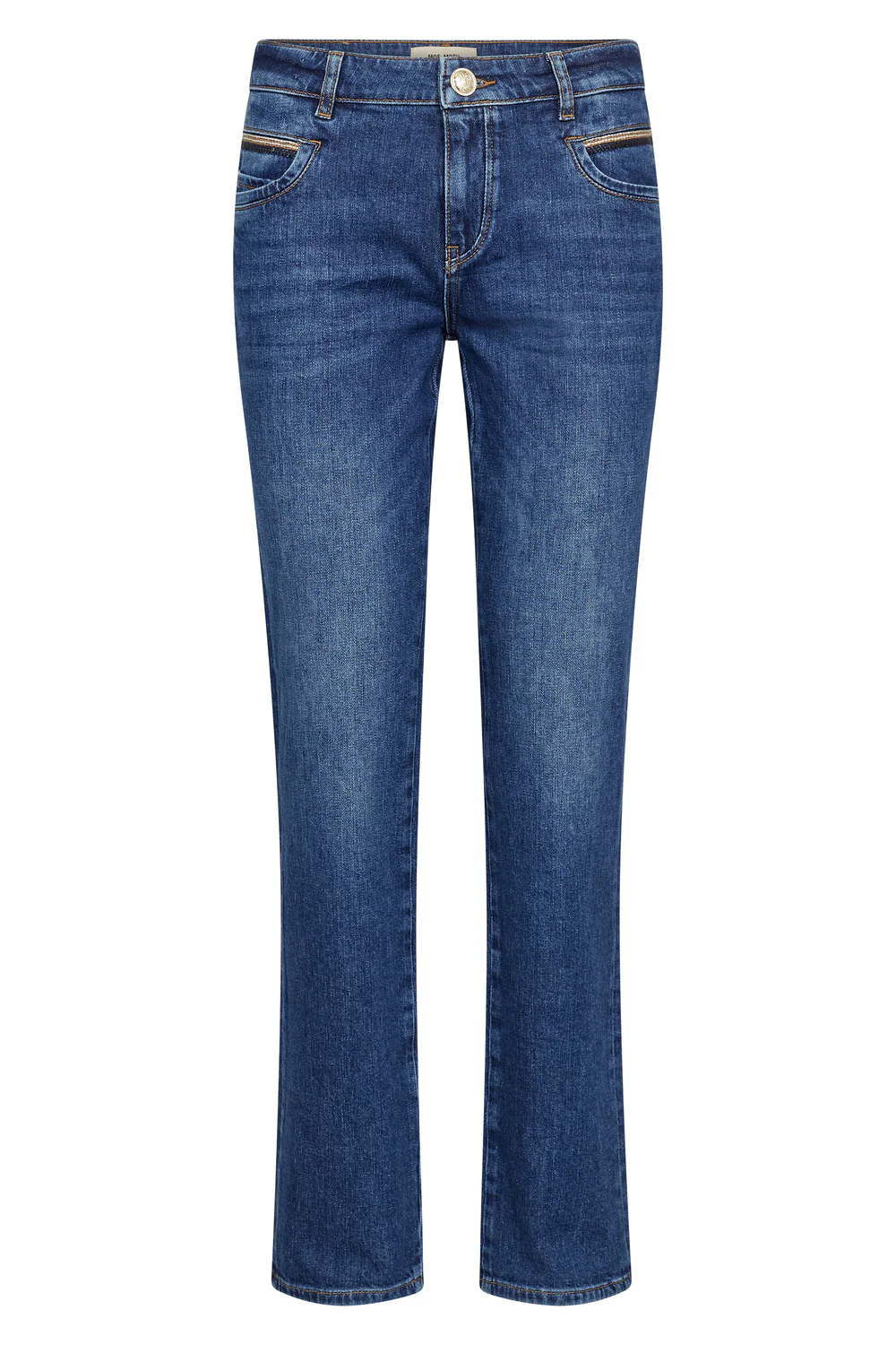 Carla Naomi Bran Jeans 30' | Dark Blue Washed | Jeans fra Mos Mosh - Image 2