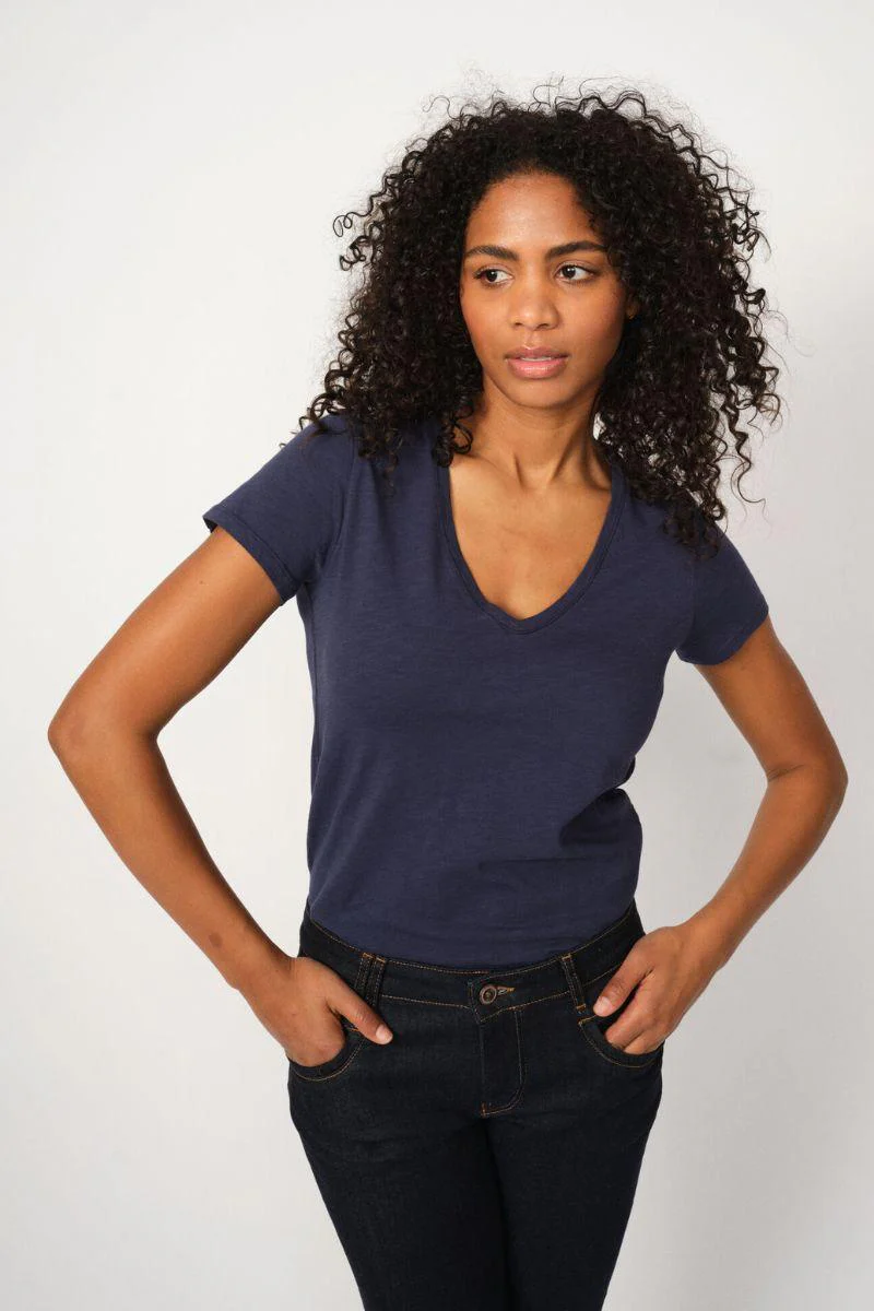 Carla Naomi Deluxe Jeans 32' | Dark Blue | Jeans fra Mos Mosh - Image 5