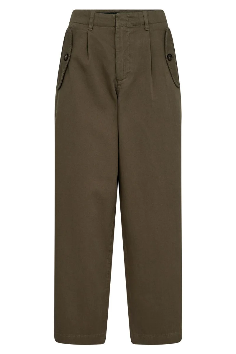 Carmen Chino Pant  Ankle | Sea Turtle | Bukser fra Mos Mosh - Image 3