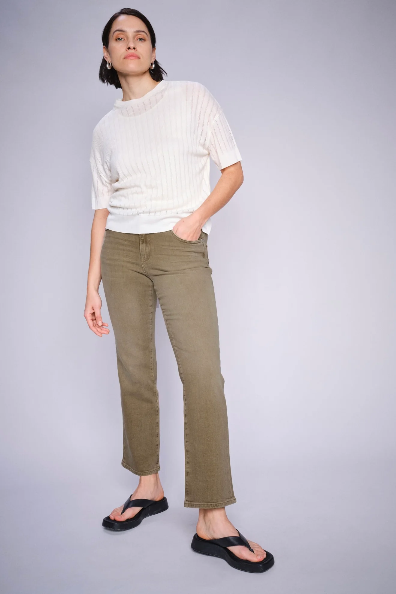 Cecilia Magic Pant Regular | Sea Turtle | Bukser fra Mos Mosh - Image 4