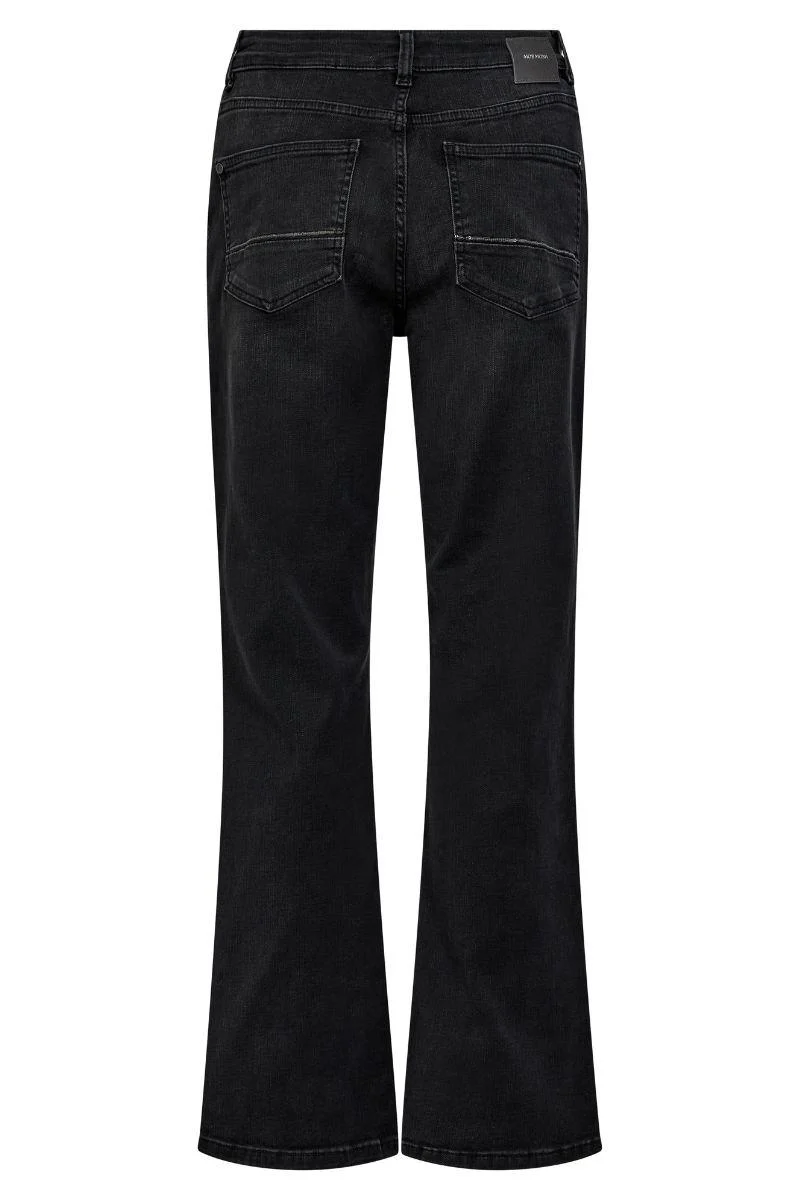 Cecilia Perla Jeans Ankle | Dark Grey | Jeans fra Mos Mosh - Image 4
