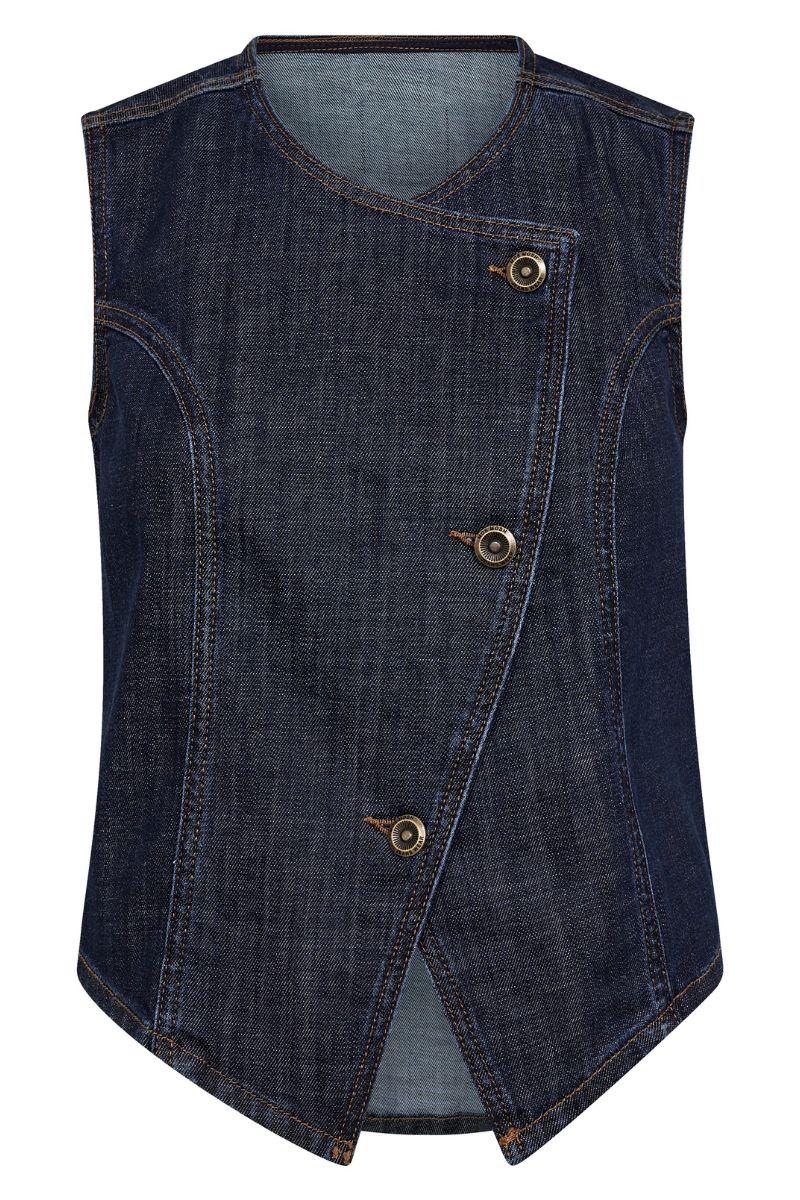 Ceden Nippon Vest  | Dark Blue | Vest fra Mos Mosh - Image 2
