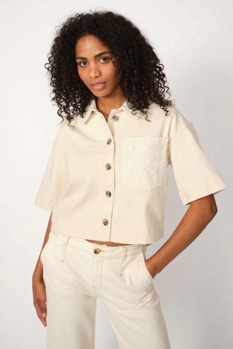 Cent Clay Shirt | Clay | Skjorte fra Mos Mosh - Image 5