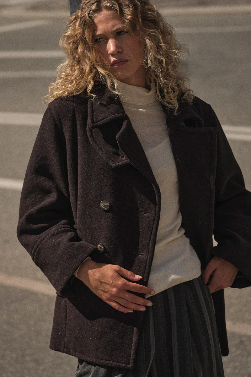 Charly Wool Jacket | Chocolate Torte | Jakke fra Mos Mosh
