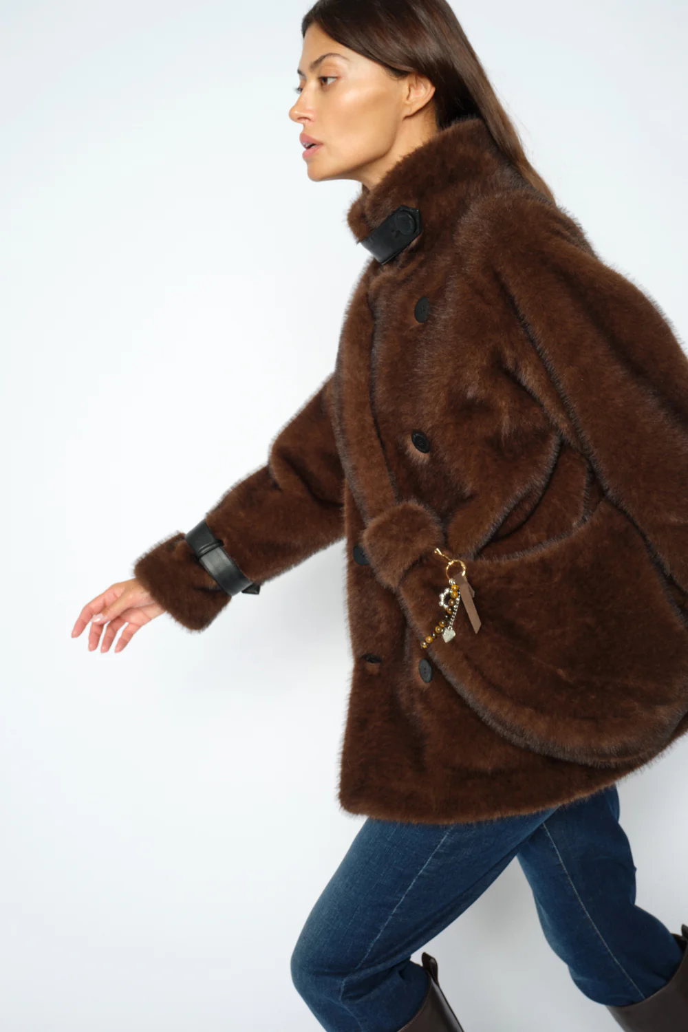 Cia Faux Fur Bag | Delicioso | Accessories fra Mos Mosh - Image 2