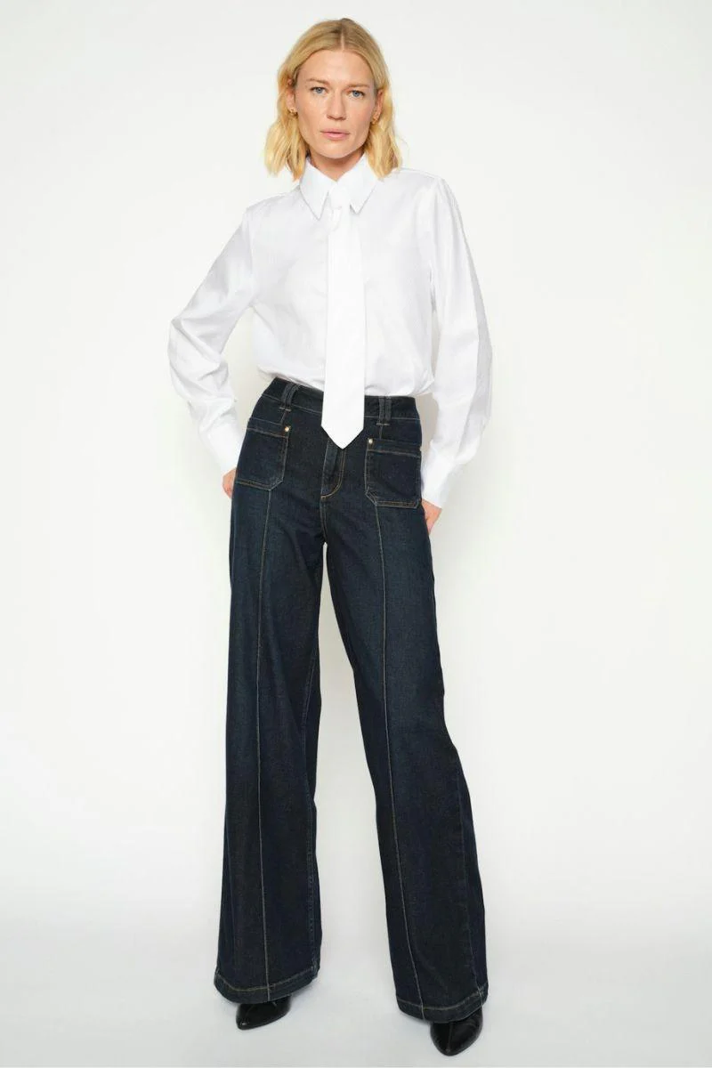 Colette Lyon JeansLong | Dark Blue | Jeans fra Mos Mosh - Image 8