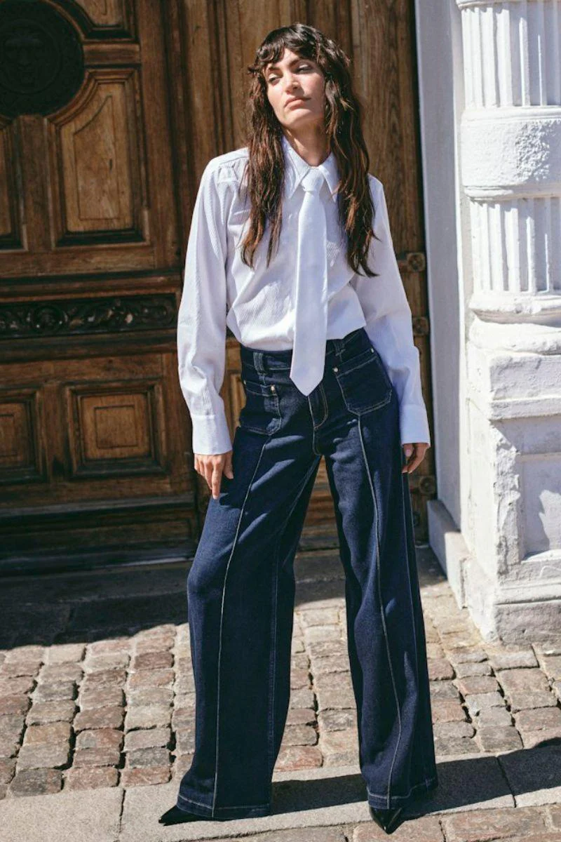 Colette Lyon JeansLong | Dark Blue | Jeans fra Mos Mosh - Image 9