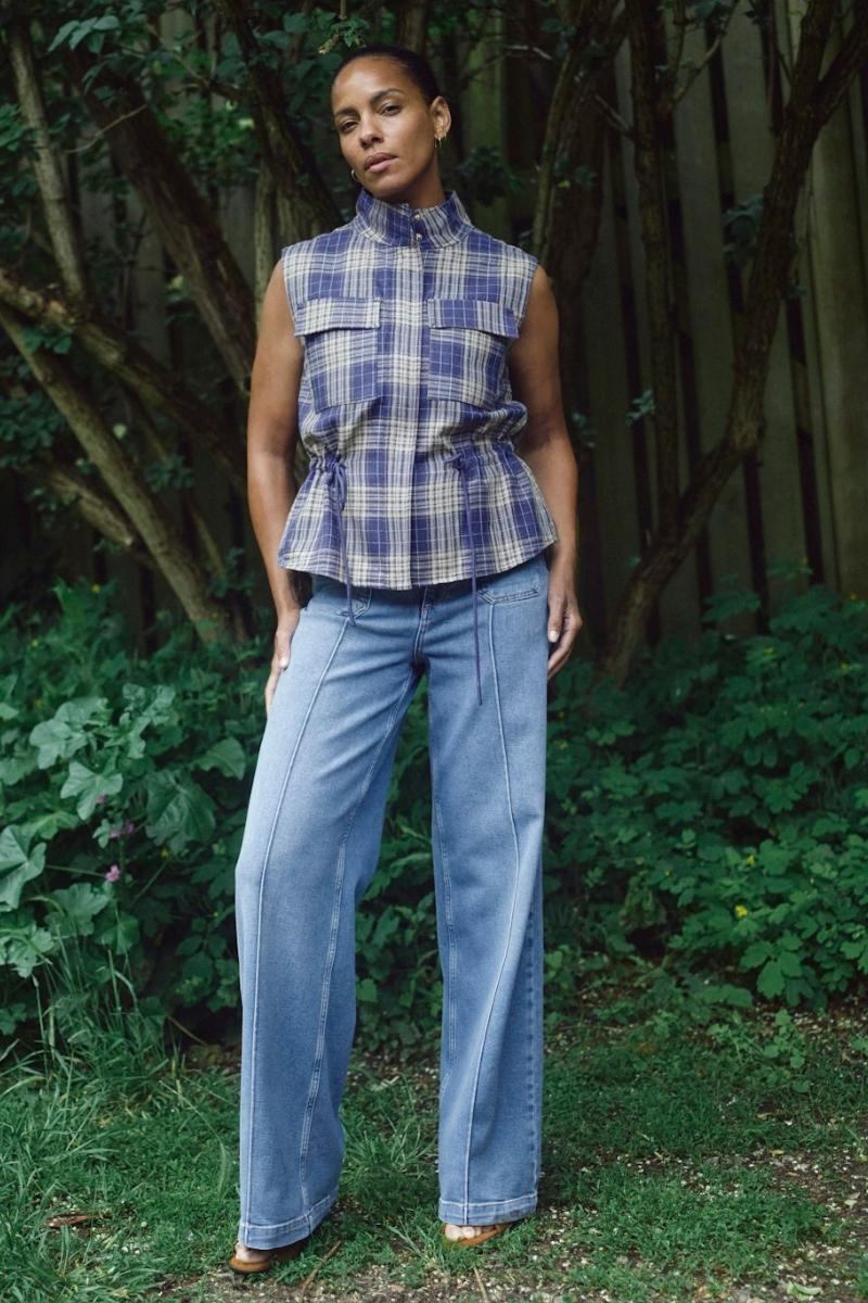 Colette Lyon Jeans 32' | Light Blue | Jeans fra Mos Mosh - Image 10