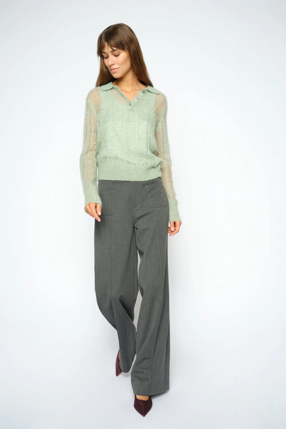 Colette Milas Pant Long | Thunderstorm | Bukser fra Mos Mosh - Image 3