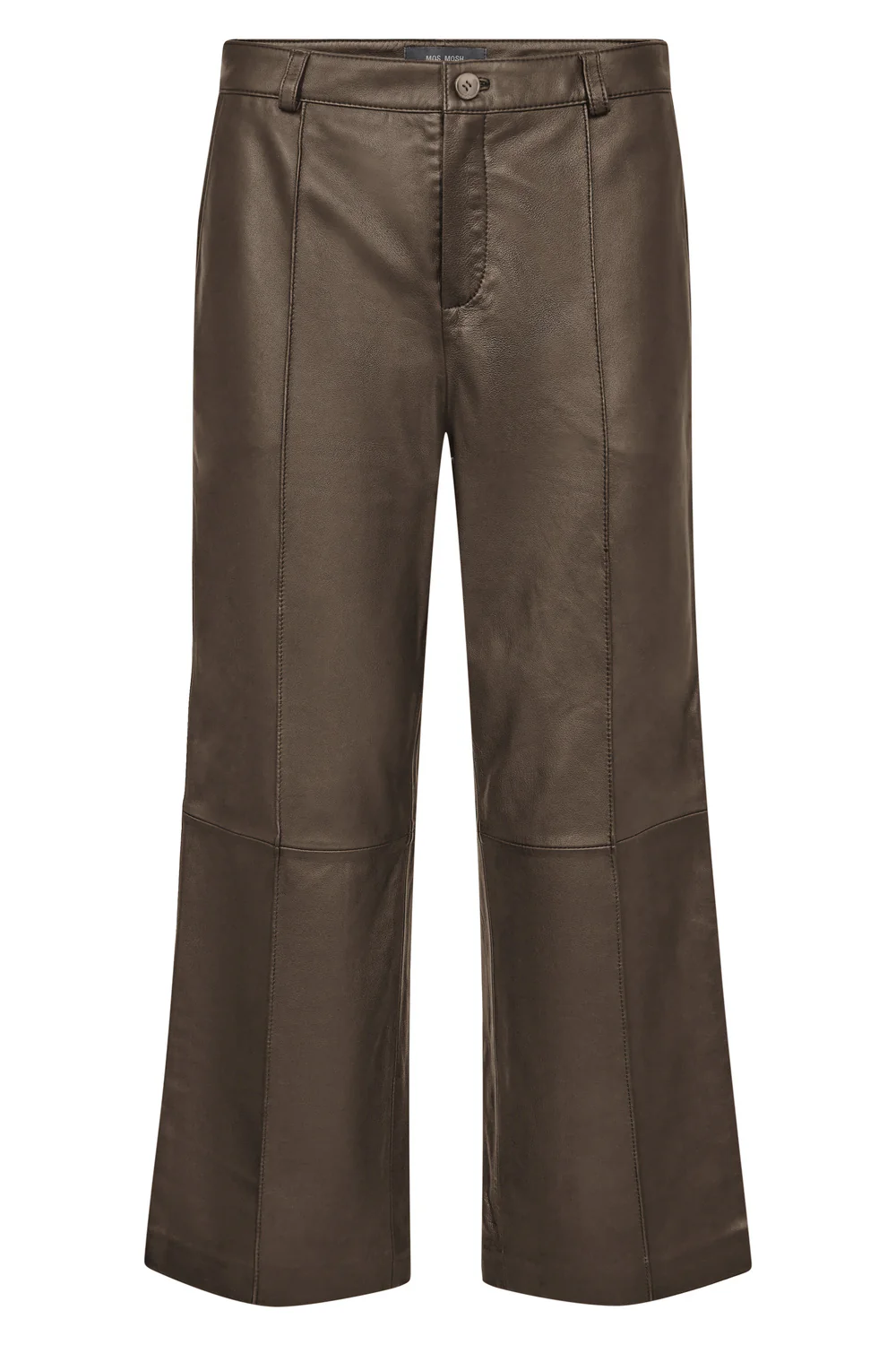 Como Leather Pant Cropped | Delicioso | Bukser fra Mos Mosh - Image 2
