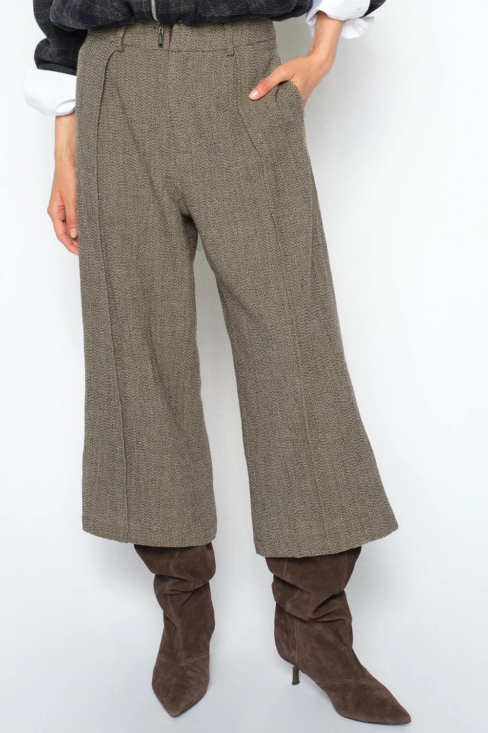 Corinne Utah Pant 30' | Dark Camel | Bukser fra Mos Mosh