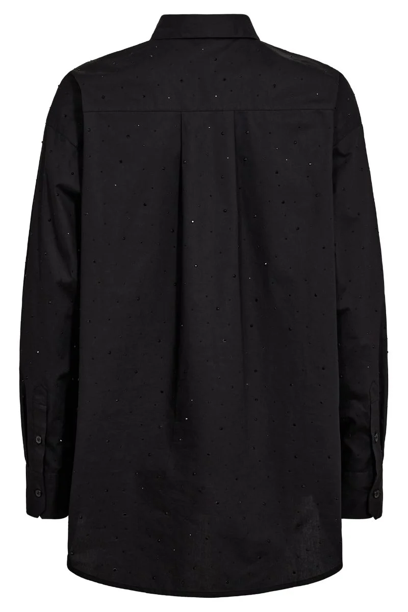 Danika Rhin Shirt  | Black | Skjorte fra Mos Mosh - Image 4