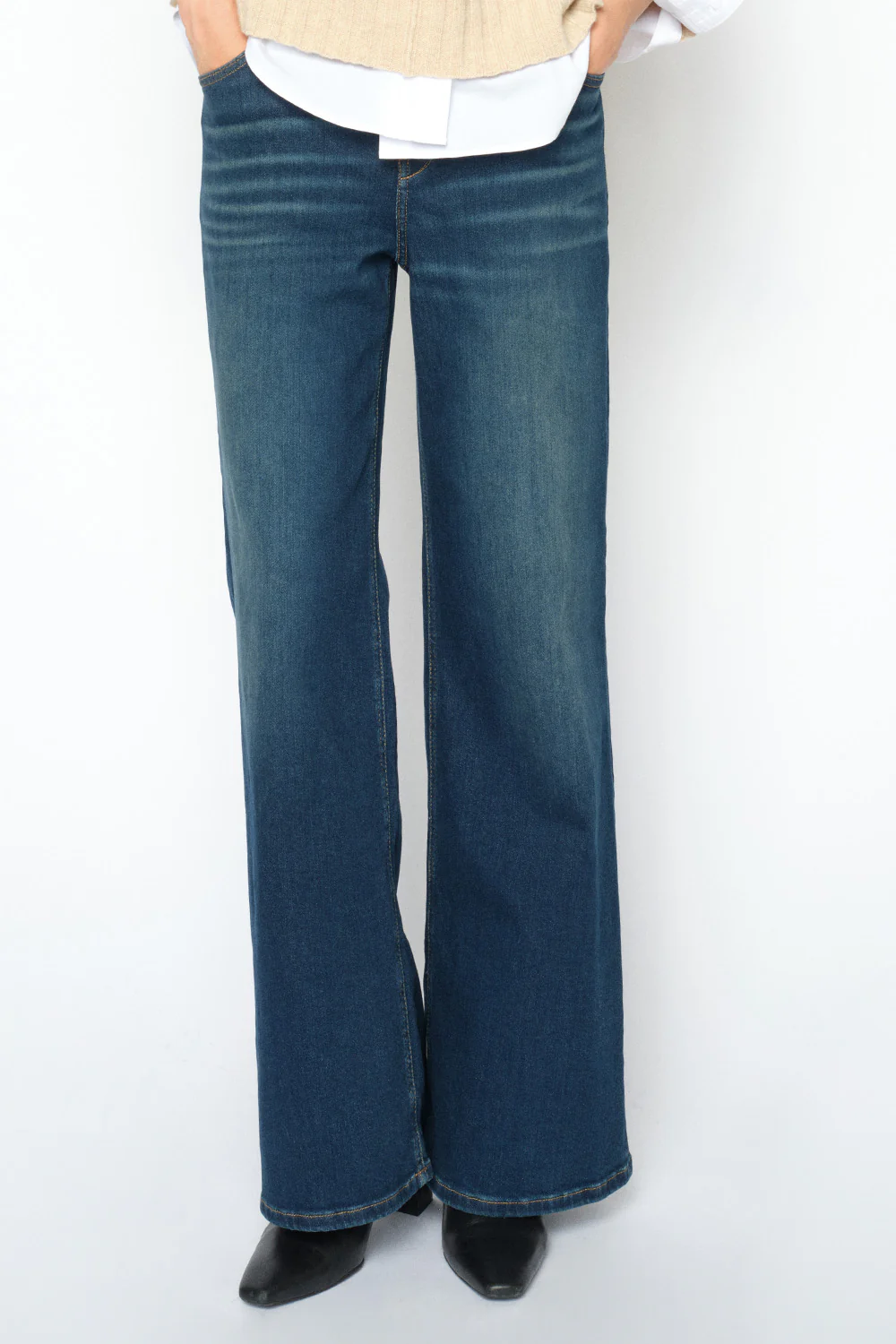 Dara Hera Jeans 32' | Indigo Blue | Jeans fra Mos Mosh