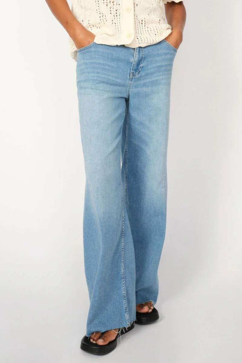 Dara Nora Jeans Regular | Light Blue | Jeans fra Mos Mosh - Image 4