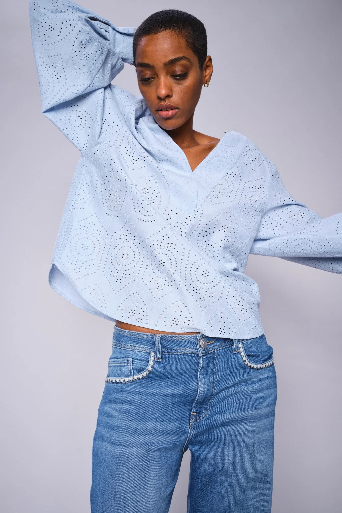 Dara Shane Jeans  Regular | Mid Blue | Jeans fra Mos Mosh - Image 12