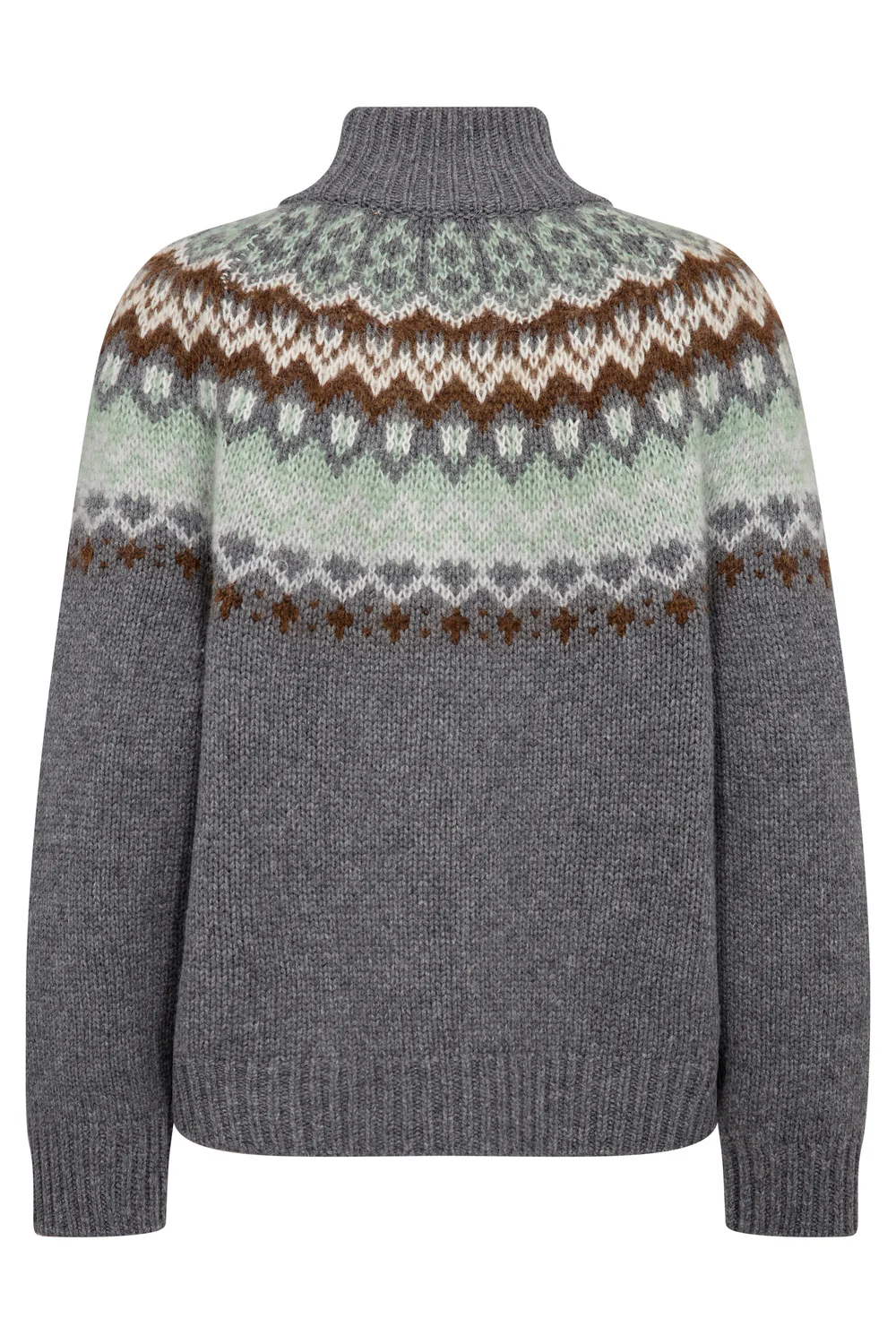 Daya Fjord Highneck Knit | Thunderstorm | Strik fra Mos Mosh - Image 5