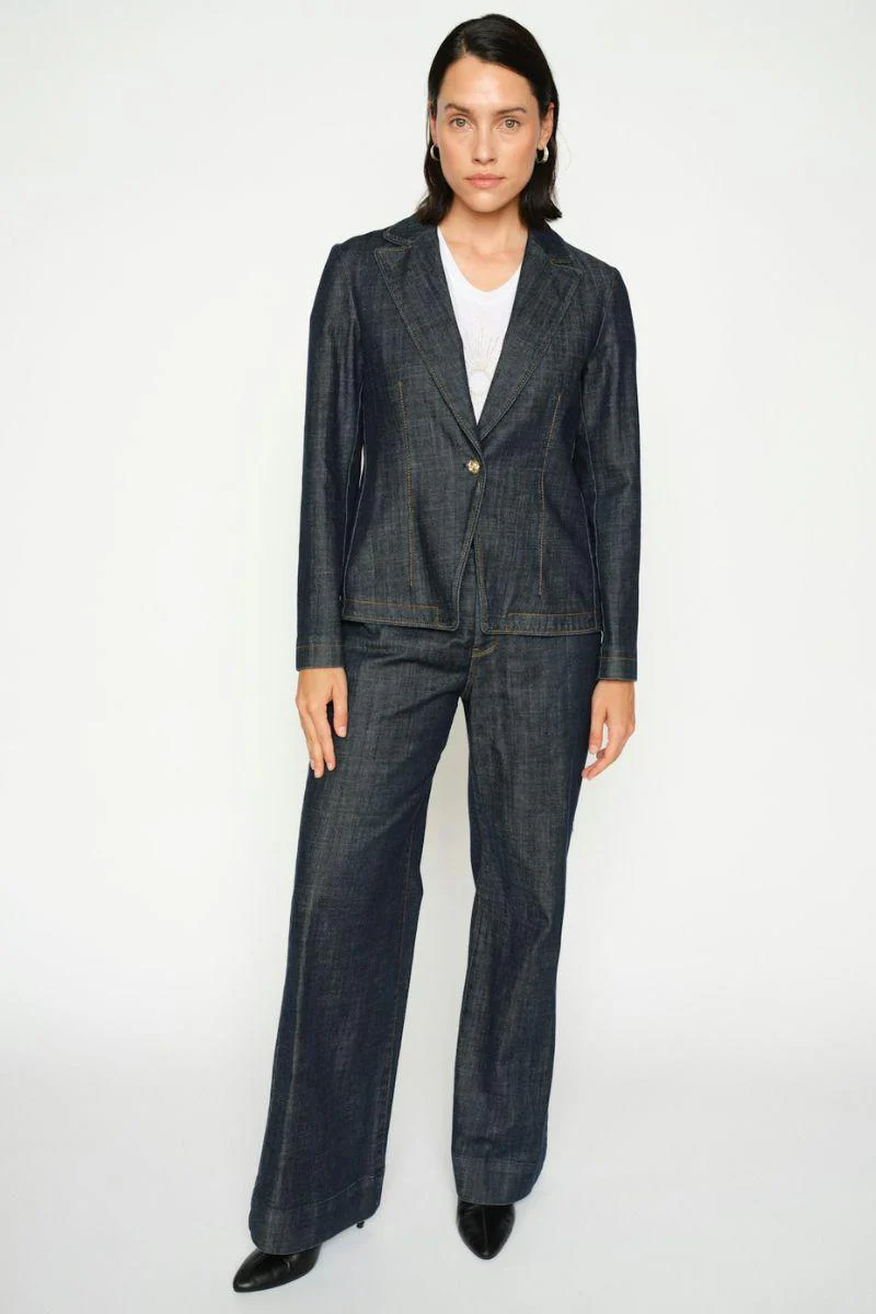 Diane Nippon Blazer | Dark Blue | Blazer fra Mos Mosh - Image 10