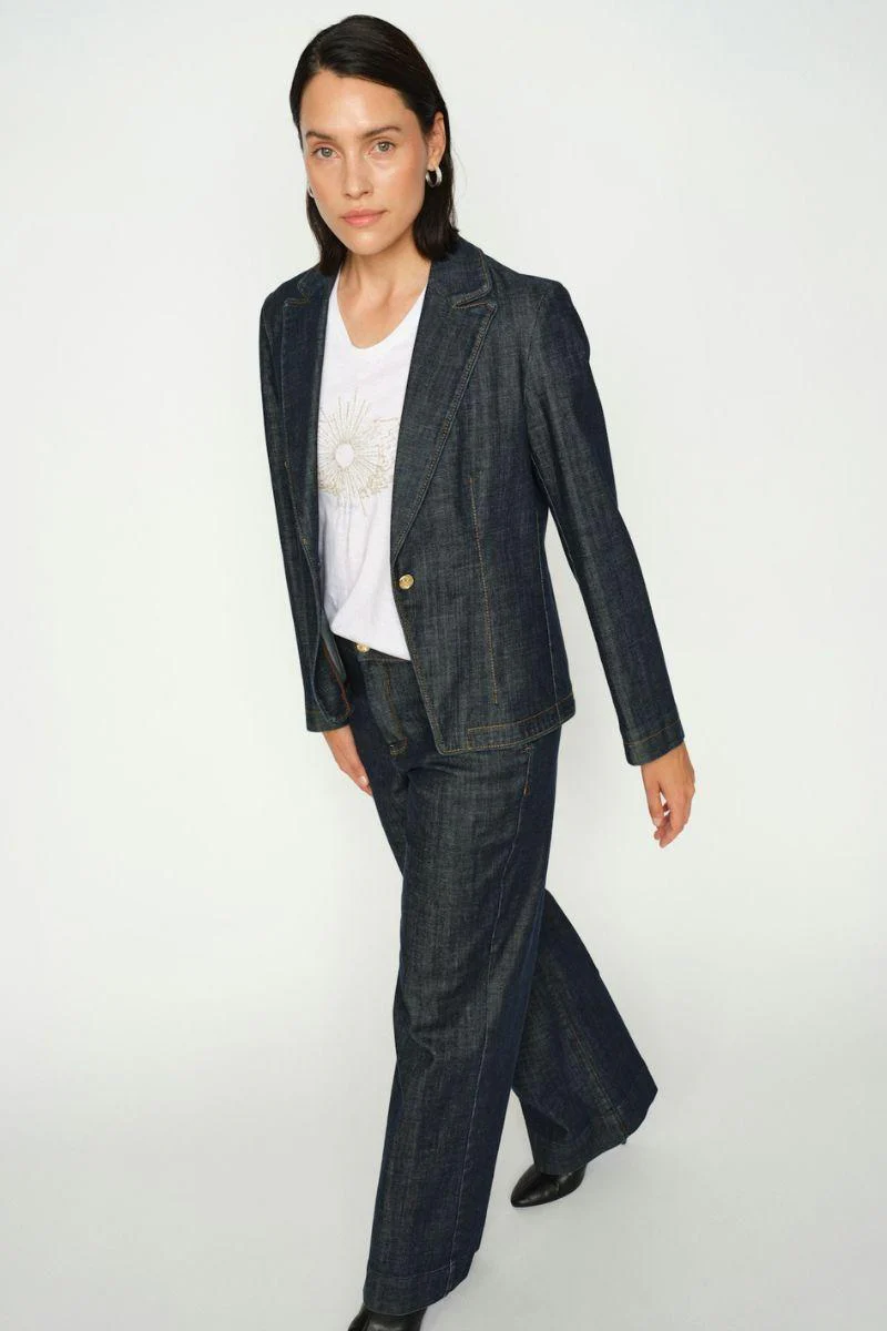 Diane Nippon Blazer | Dark Blue | Blazer fra Mos Mosh - Image 12