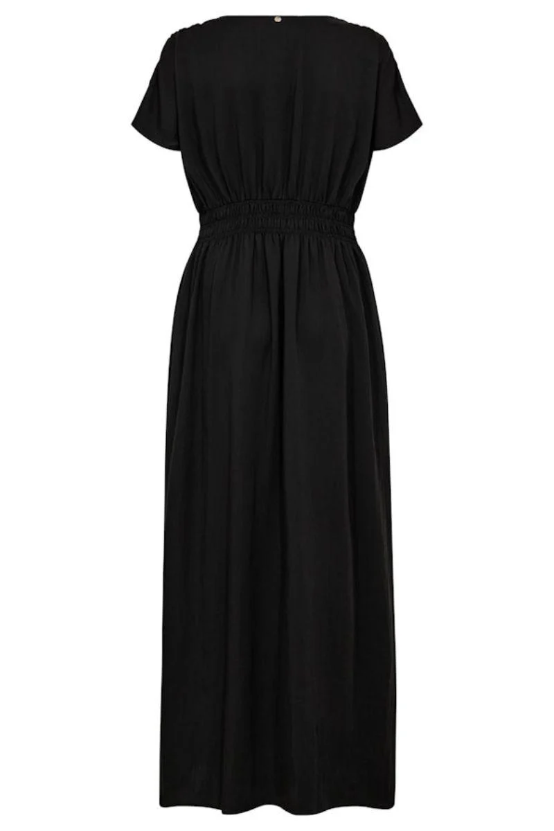 Edith Annie Dress | Black | Kjole fra Mos Mosh - Image 4