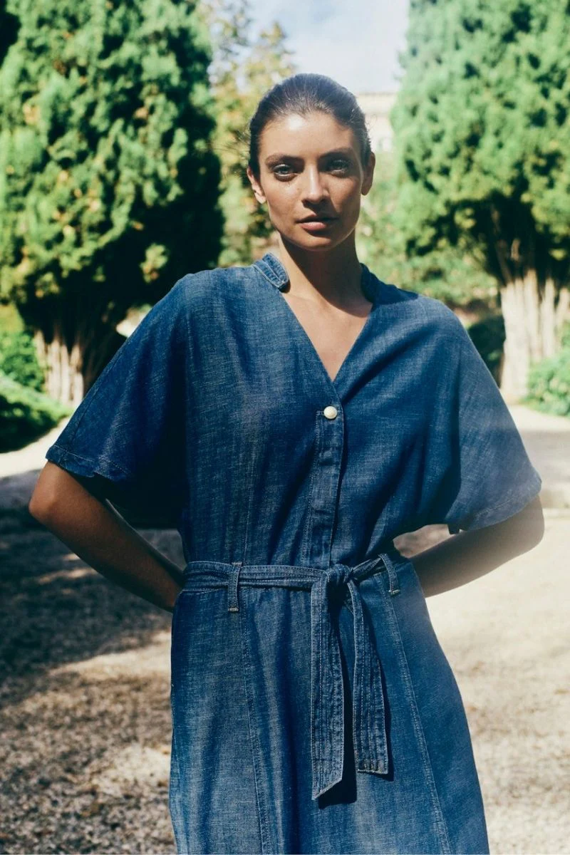Eia Arge Dress | Dark Blue | Kjole fra Mos Mosh - Image 3