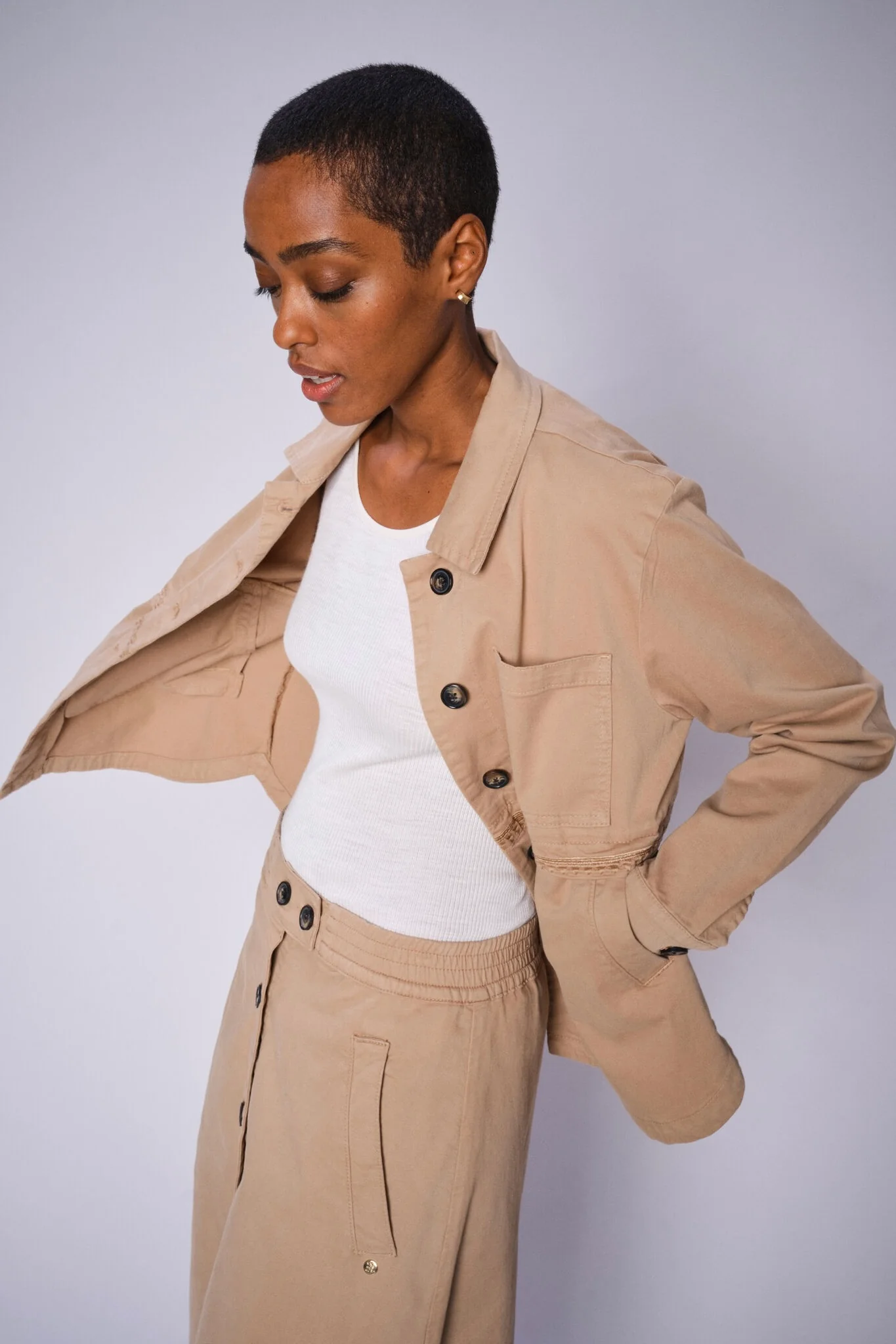 Eli Yarar Jacket | Sesame | Jakke fra Mos Mosh - Image 3