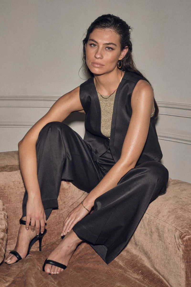 Elis Wimo Vest | Black | Blazer fra Mos Mosh - Image 2