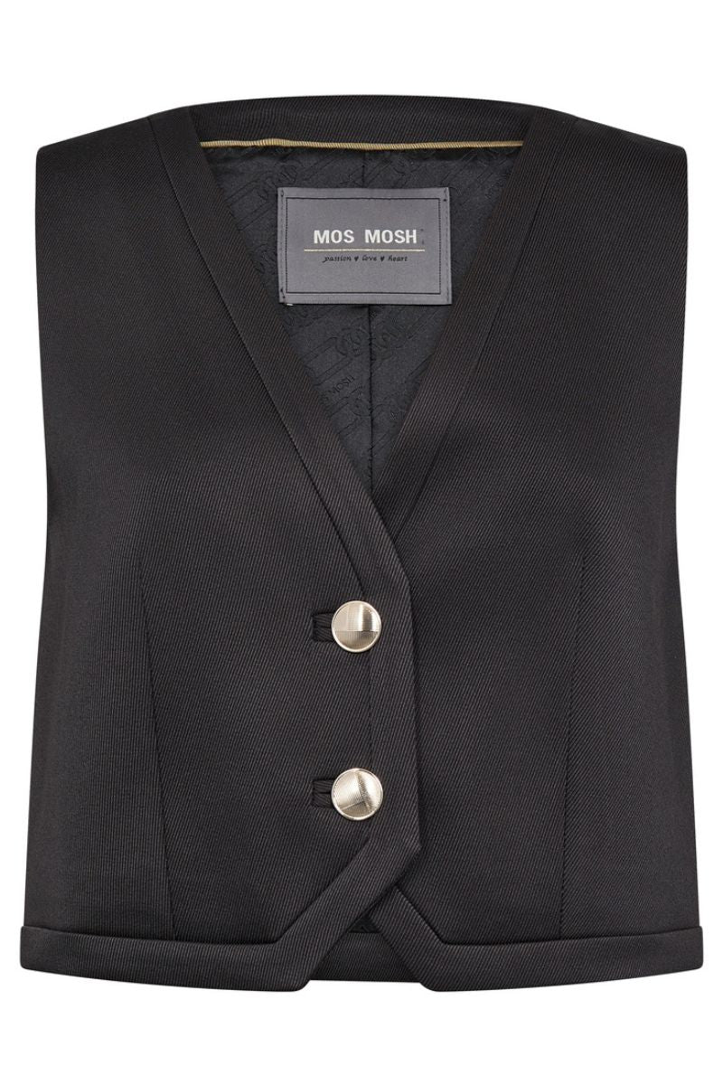 Elis Wimo Vest | Black | Blazer fra Mos Mosh - Image 3