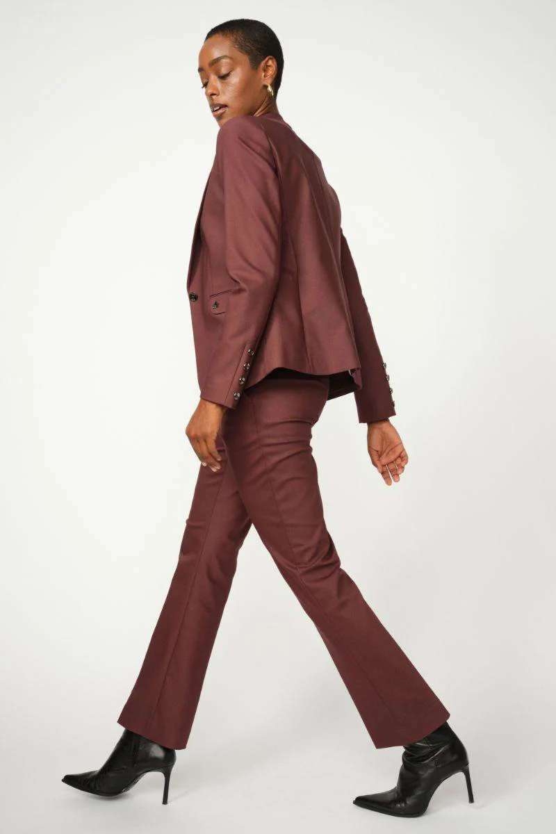 Ellen Night Pant Regular| Fudge | Bukser fra Mos Mosh - Image 3