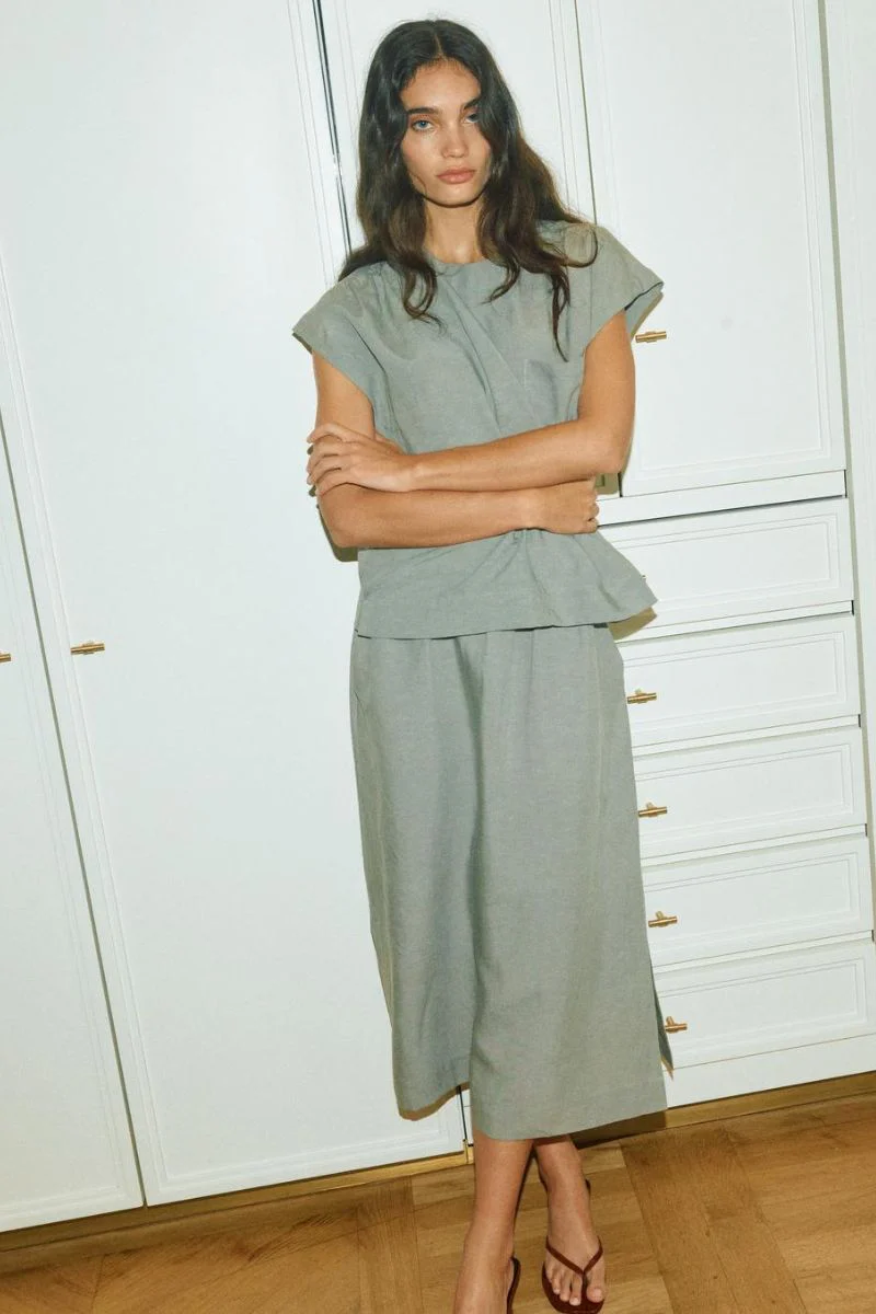 Enja Alexis Skirt | Shadow | Nederdel fra Mos Mosh - Image 3
