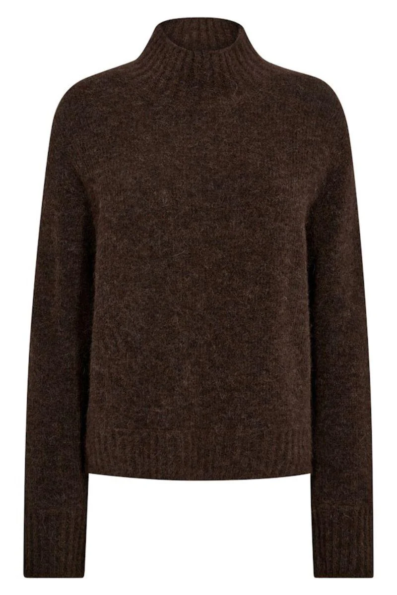 Erim Thora Highneck Knit | Bracken | Strik fra Mos Mosh - Image 2