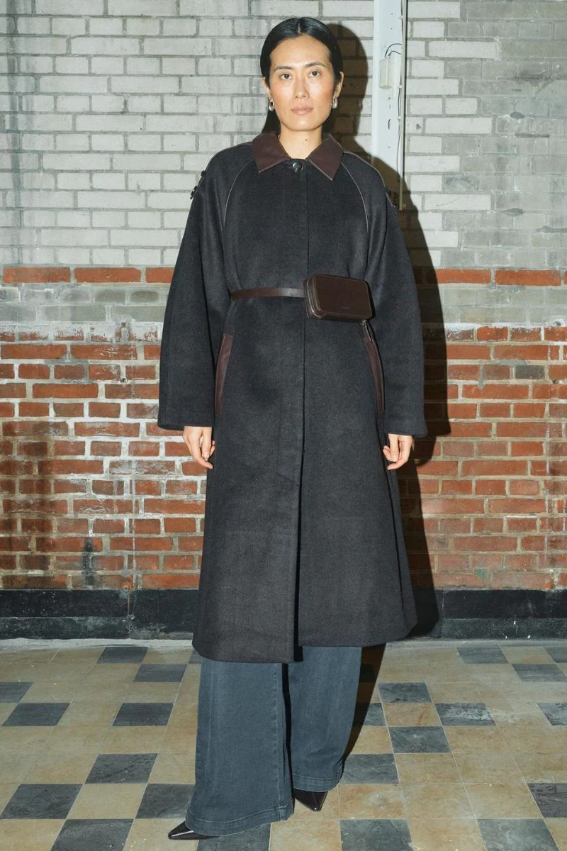 Eva Wool Coat | Chocolate Torte | Jakke fra Mos Mosh - Image 10