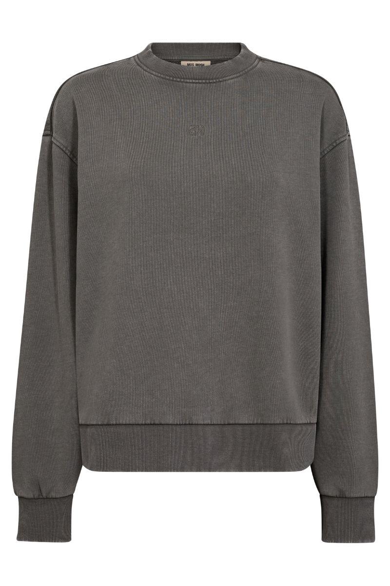 Everlyn East Sweatshirt | Monument | Bluse fra Mos Mosh