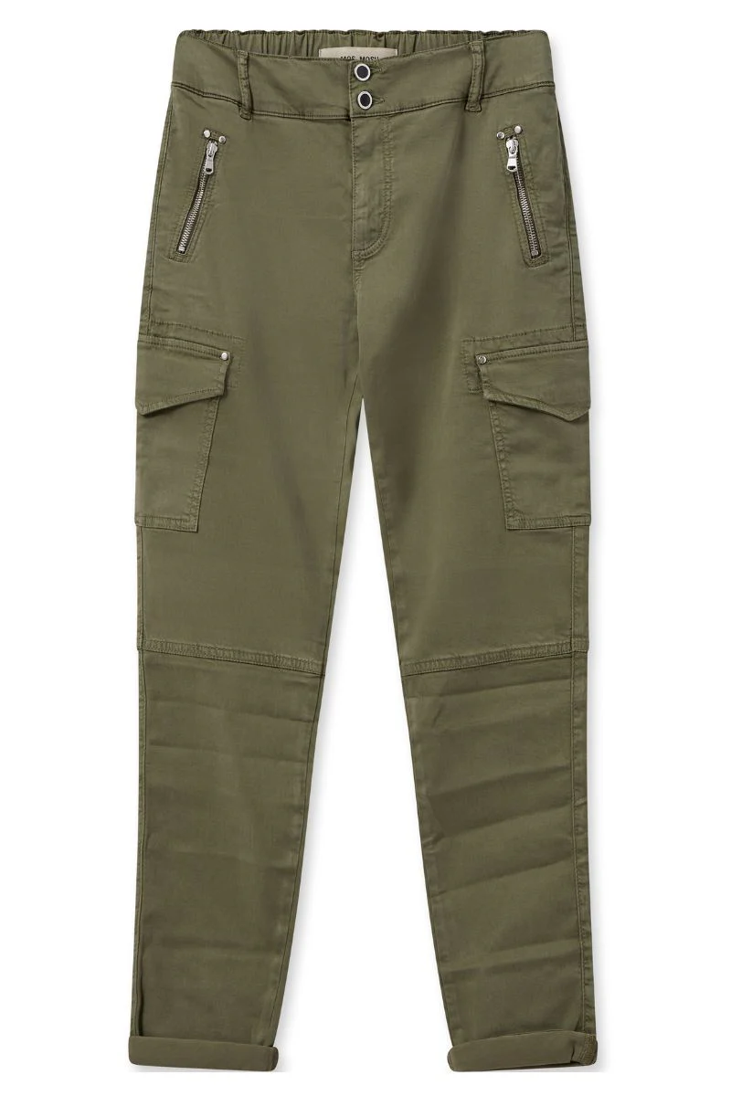 Gilles Timaf Pant | Burnt Olive | Bukser fra Mos Mosh - Image 2