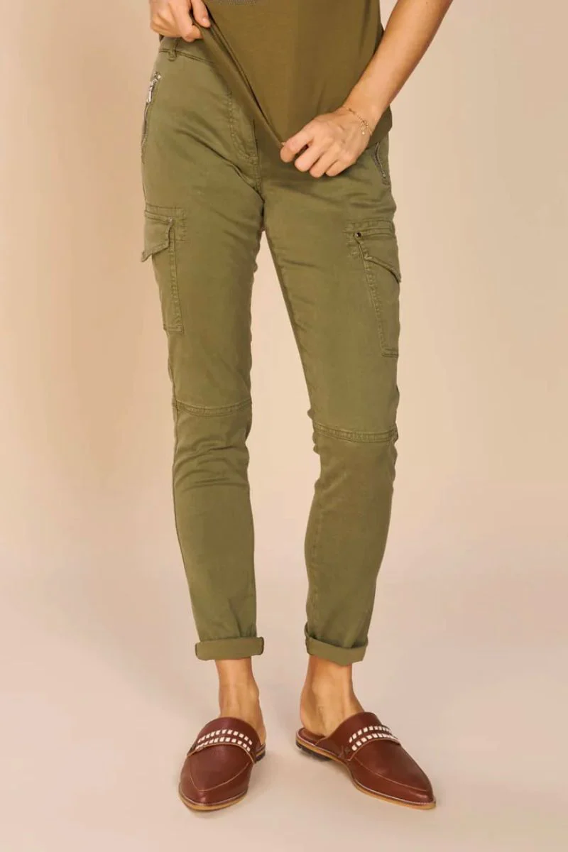 Gilles Timaf Pant | Burnt Olive | Bukser fra Mos Mosh - Image 6