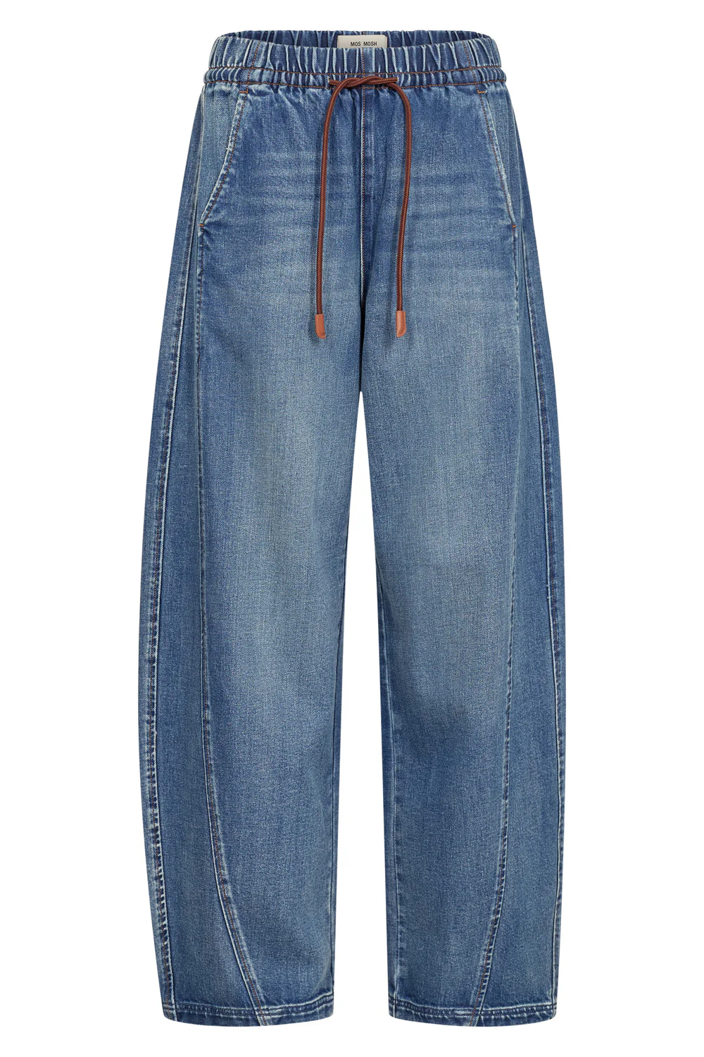 Giulia Jog Jeans 32' | Blue | Jeans fra Mos Mosh - Image 2
