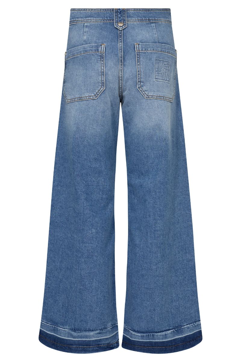 Hermina Zack Jeans Ankle | Mid Blue | Jeans fra Mos Mosh - Image 5