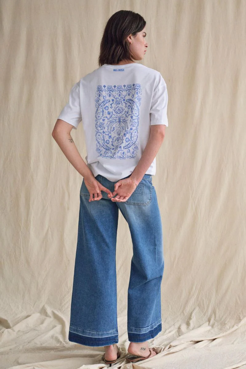 Hermina Zack Jeans Ankle | Mid Blue | Jeans fra Mos Mosh - Image 7