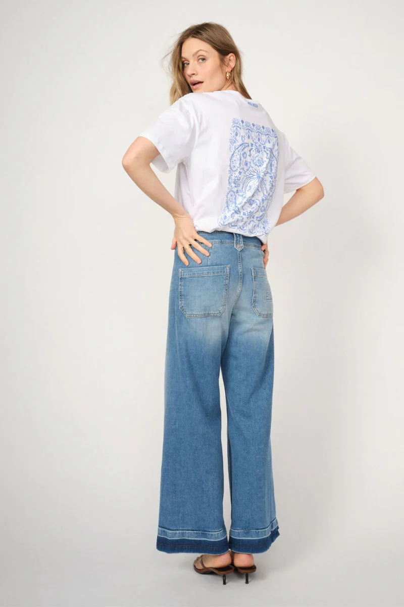 Hermina Zack Jeans Ankle | Mid Blue | Jeans fra Mos Mosh - Image 9