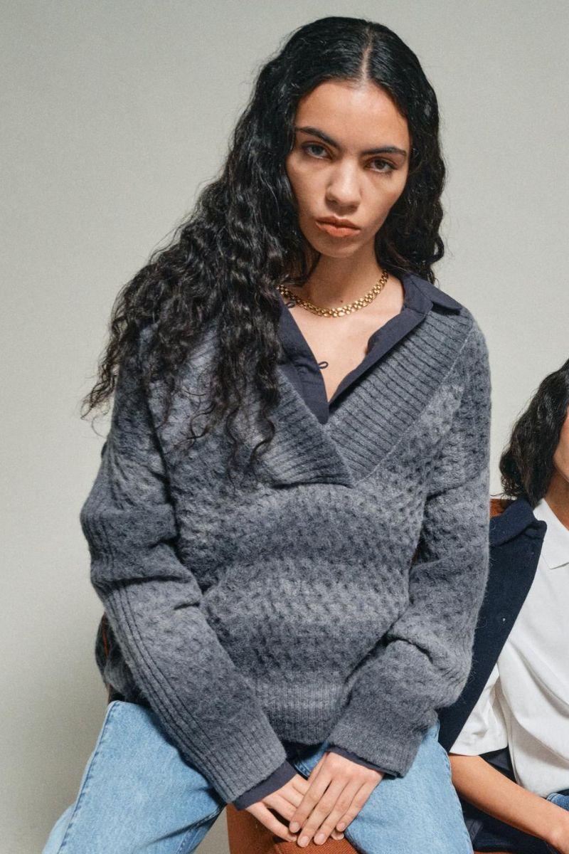 HMild Wave Knit  | Black | Strik fra HEYANNO - Image 5