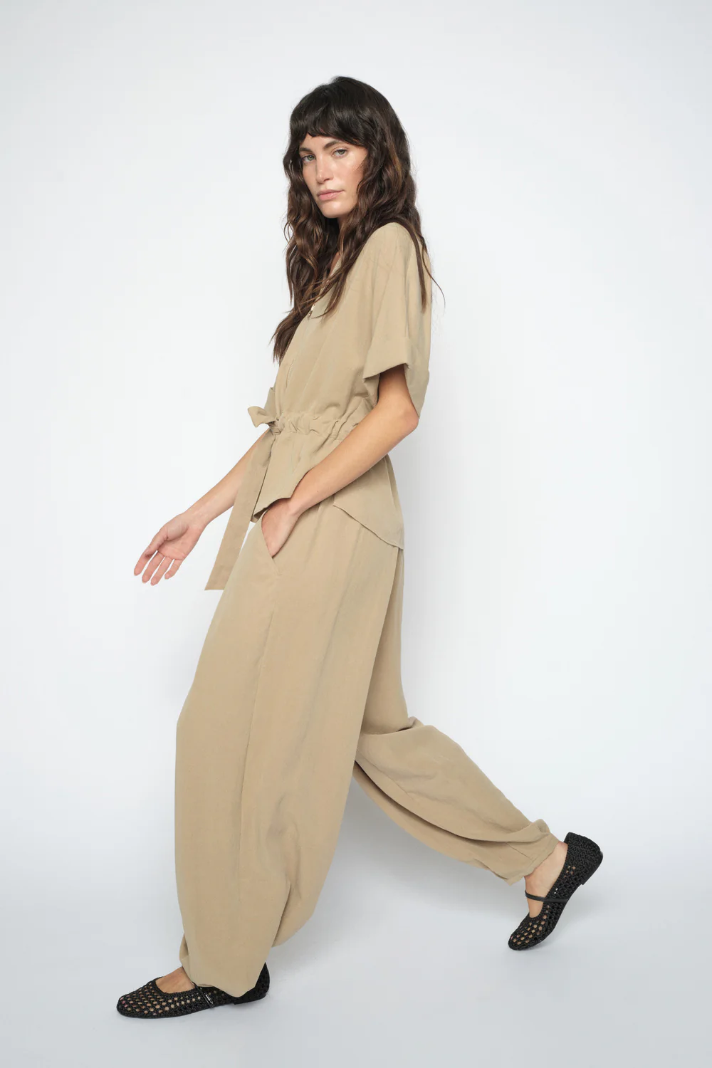 Indie Gunilla Blouse  | Sesame | Bluse fra Mos Mosh - Image 4