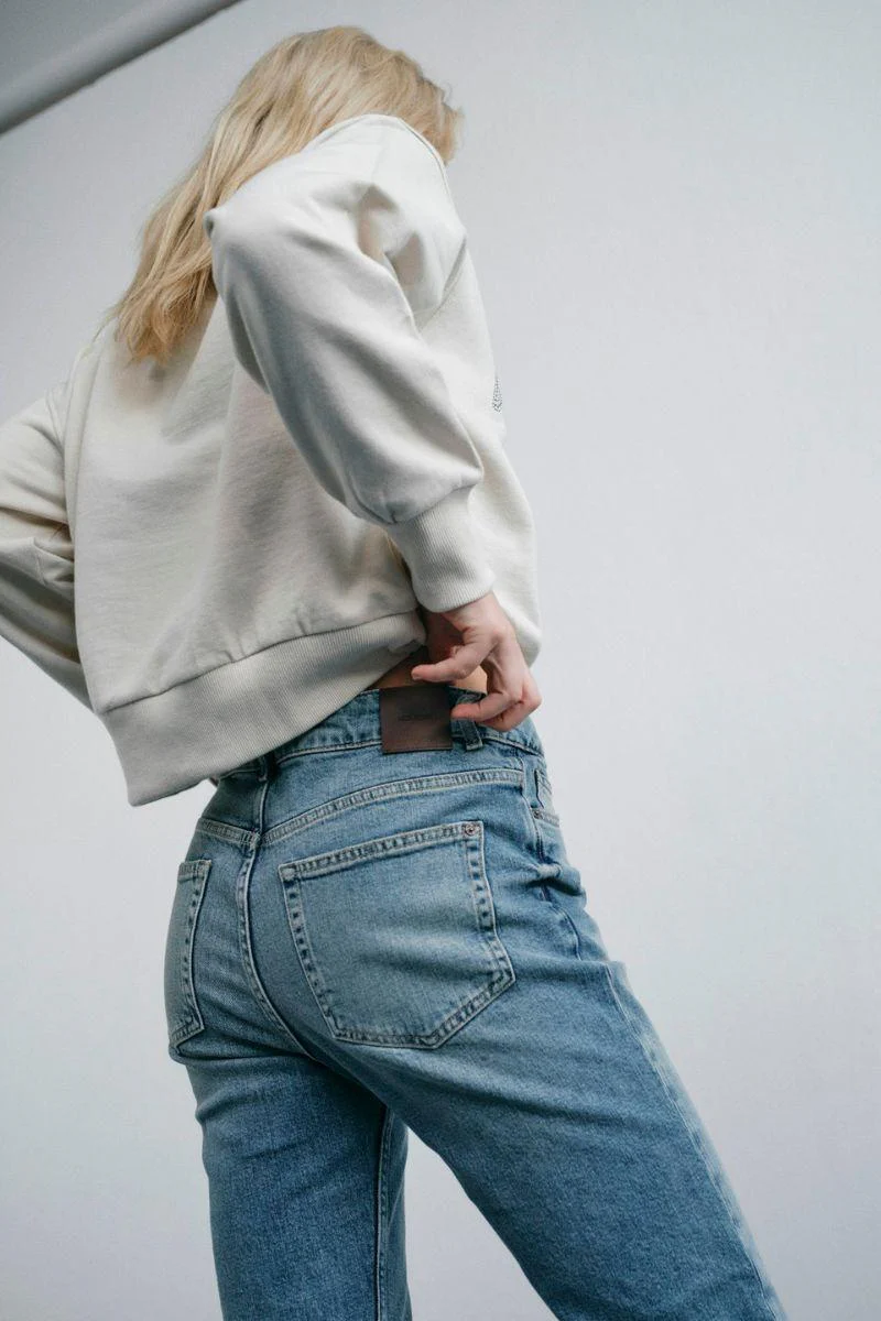 Jaylin O-LS Sweatshirt | Summer Sand | Sweats fra Mos Mosh - Image 10