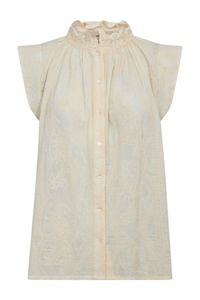 Jia Allo Shirt  | Ecru | Skjorte fra Mos Mosh - Image 2