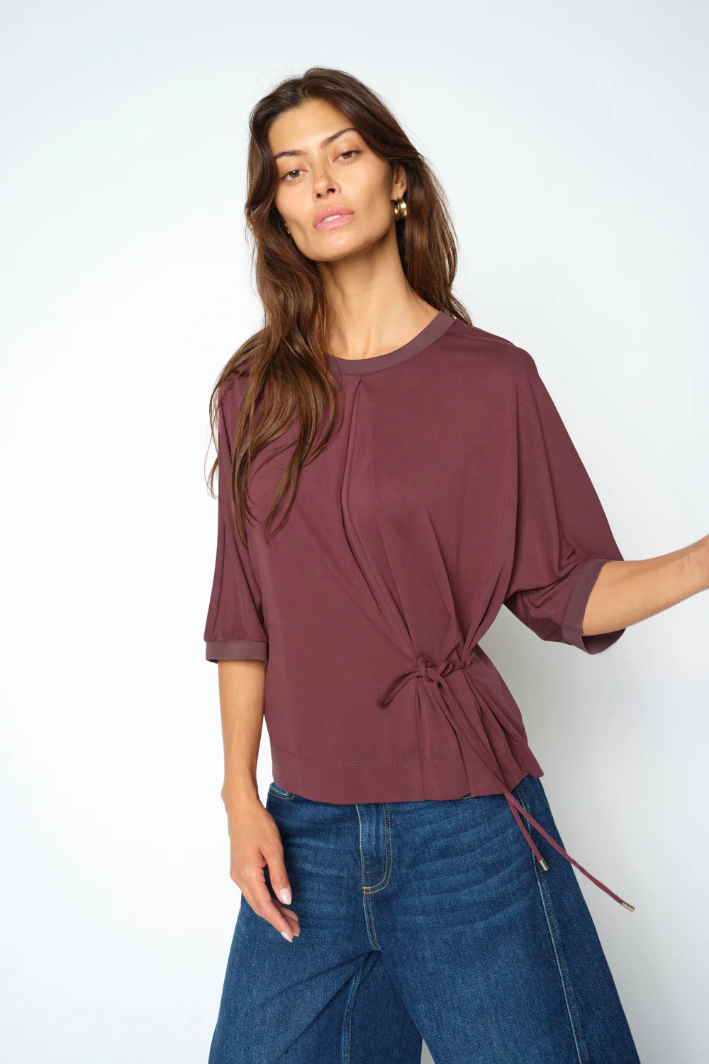 Juana O-SS Tee | Port Royale | T-Shirt fra Mos Mosh - Image 3